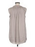 Simply Vera Vera Wang 100% Polyester Gray Sleeveless Blouse Size M - photo 2