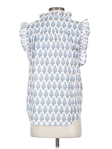 Dylan Sleeveless Button-Down Shirt (view 2)