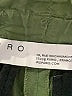IRO 100% Cotton Solid Green Cargo Shorts Size 19 - photo 3