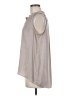 Simply Vera Vera Wang 100% Polyester Gray Sleeveless Blouse Size M - photo 5
