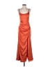 STACEES Orange Brown Cocktail Dress Size 4 (estimated) - photo 1