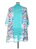 Avenue 100% Polyester Teal Kimono Size 30 - 32 Plus - photo 2