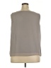 Le Bos 100% Polyester Gray Sleeveless Blouse Size 20 - photo 2