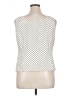 Jones Studio 100% Polyester Ivory Sleeveless Top Size 16 - photo 2
