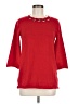Cable & Gauge Red 3/4 Sleeve Top Size M - photo 1
