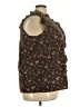 Unbranded Floral Brown Short Sleeve Blouse Size 3X - photo 4