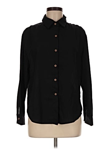 Réalisation Long Sleeve Button-Down Shirt (view 1)