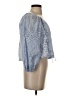 MNG Blue 3/4 Sleeve Blouse Size 4 - photo 4