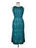 Aqua Graphic Teal Cocktail Dress Size XL - photo 1