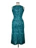 Aqua Graphic Teal Cocktail Dress Size XL - photo 2