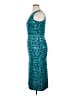 Aqua Graphic Teal Cocktail Dress Size XL - photo 5