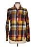 Assorted Brands 100% Cotton Plaid Yellow Long Sleeve Button-Down Shirt Size L - photo 1