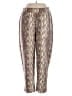ASOS Design 100% Polyurethane Animal Print Brown Casual Pants Size 14 - photo 1
