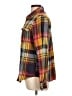 Assorted Brands 100% Cotton Plaid Yellow Long Sleeve Button-Down Shirt Size L - photo 5