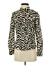 Converse Animal Print Ivory Long Sleeve Blouse Size S - photo 1
