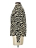 Converse Animal Print Ivory Long Sleeve Blouse Size S - photo 5