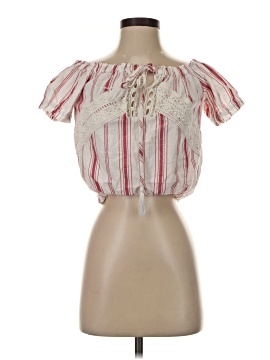 Derek Heart Short Sleeve Blouse