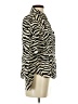 Converse Animal Print Ivory Long Sleeve Blouse Size S - photo 4