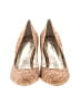 Miss Albright 100% Corkshell Animal Print Tan Heels Size 10 - photo 2