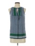Max Studio 100% Rayon Blue Sleeveless Blouse Size S - photo 1