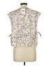 Rush 100% Polyester Ivory Sleeveless Blouse Size L - photo 2