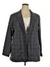 Liverpool Los Angeles Plaid Gray Blazer Size 2X - photo 1