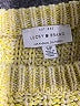 Lucky Brand 100% Cotton Yellow Pullover Sweater Size S - photo 7
