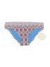 Blush Paisley Blue Swimsuit Bottoms Size S - photo 1