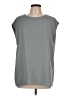 MM. LaFleur 100% Polyester Gray Sleeveless Blouse Size L - photo 1