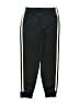 Adidas 100% Polyester Black Track Pants Size 7 - photo 2