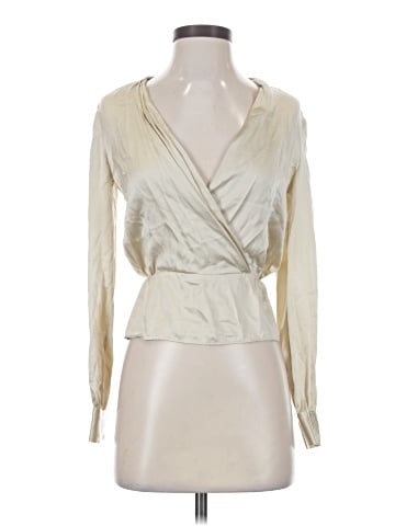 Talula Long Sleeve Silk Top (view 1)
