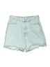 Zara Blue Denim Shorts Size 6 - photo 1
