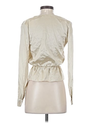 Talula Long Sleeve Silk Top (view 2)