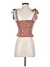 Dizzy Lizzy 100% Rayon Orange Sleeveless Top Size S - photo 2