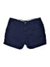 Merona 100% Cotton Chevron-herringbone Blue Shorts Size 4 - photo 1