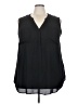 Torrid 100% Polyester Black Sleeveless Blouse Size 4X Plus (4) - photo 1