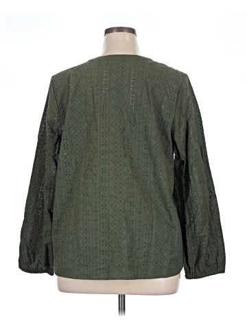 D&Co. Long Sleeve Blouse (view 2)