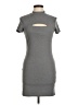 Unbranded Solid Gray Casual Dress Size M - photo 1