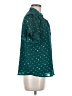 J.Crew 100% Polyester Stars Teal Short Sleeve Blouse Size M - photo 4