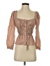 J.Crew 100% Cotton Tan 3/4 Sleeve Blouse Size 4 - photo 1