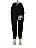Instant Message 100% Cotton Graphic Black Sweatpants Size M - photo 1