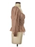 J.Crew 100% Cotton Tan 3/4 Sleeve Blouse Size 4 - photo 4