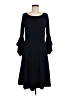 Banana Republic Solid Black Casual Dress Size M - photo 1