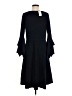 Banana Republic Solid Black Casual Dress Size M - photo 2