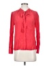 J.Crew 100% Viscose Red Long Sleeve Blouse Size 4 - photo 1