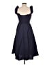 TCEC Solid Blue Casual Dress Size L - photo 2