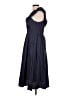 TCEC Solid Blue Casual Dress Size L - photo 5