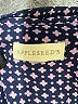 Appleseeds 100% Polyester Polka Dots Blue Long Sleeve Blouse Size XL (estimated) - photo 7