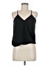 Pink Rose 100% Polyester Black Sleeveless Blouse Size M - photo 1