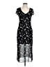 No Comment Floral Black Casual Dress Size L - photo 1